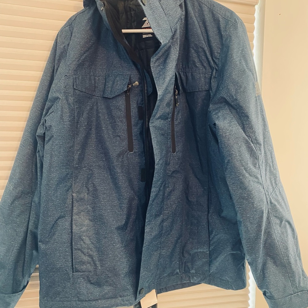 ZeroXposur Men's Heathered Blue Performance Jacket